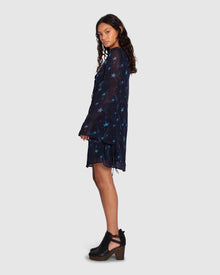 Women | Star Eyes Mini Dress | Star Print