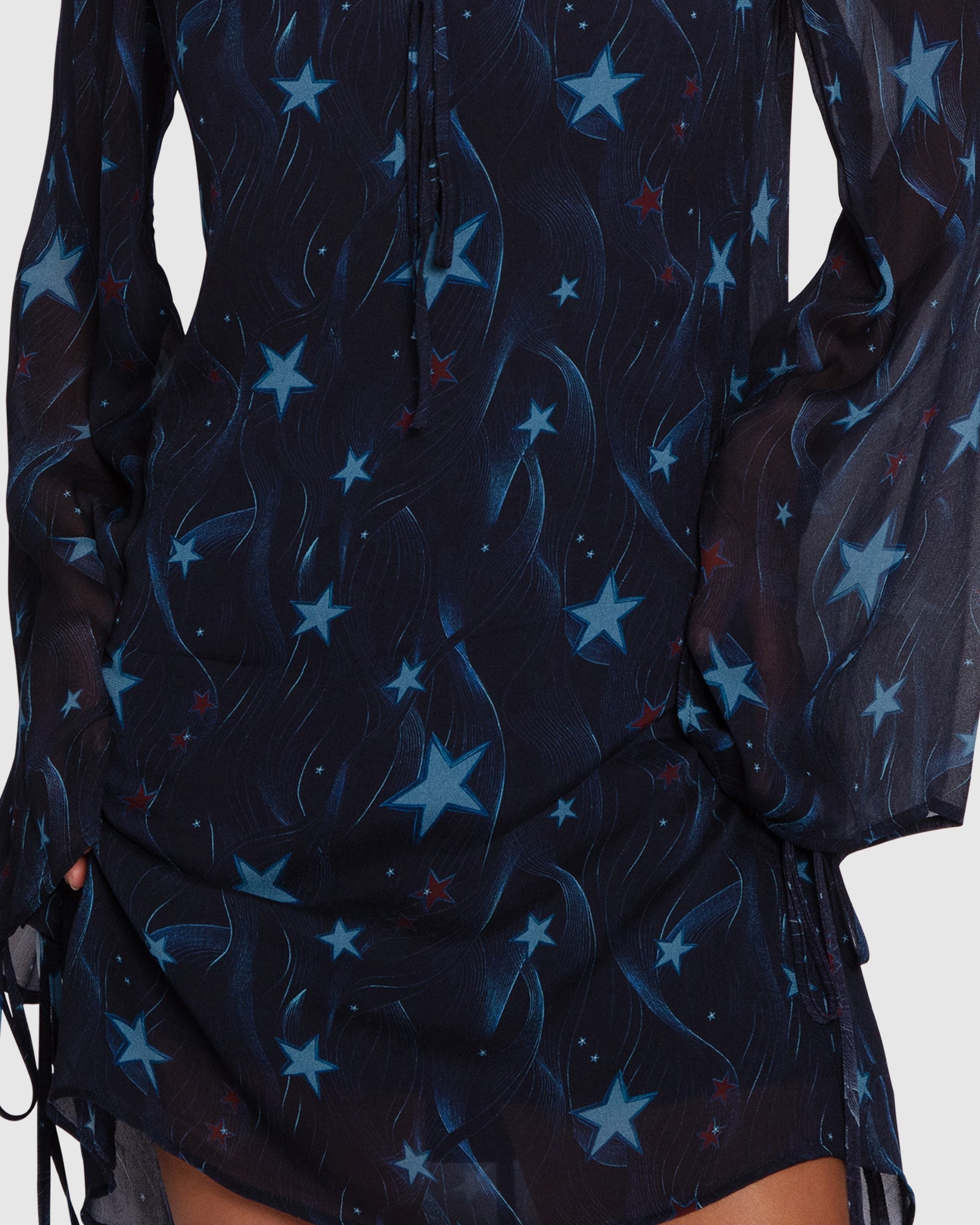 Women | Star Eyes Mini Dress | Star Print