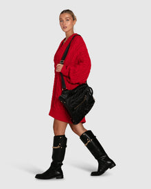 Women | Still The One Chunky Oversize Knit | Red