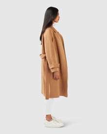Women | Shore To Shore Belted Wool Coat | Camel
