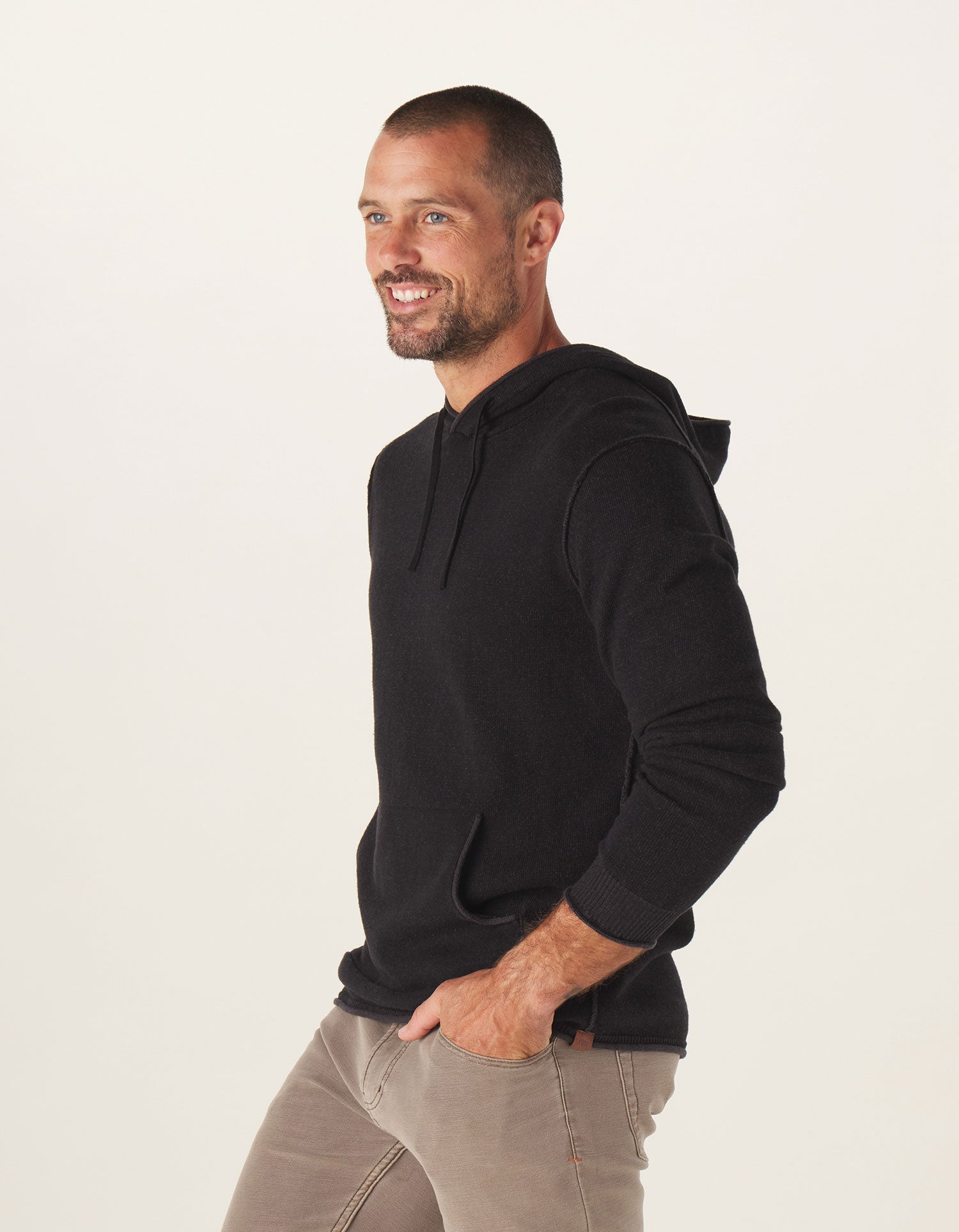 Men | Jimmy Sweater Hoodie | Black