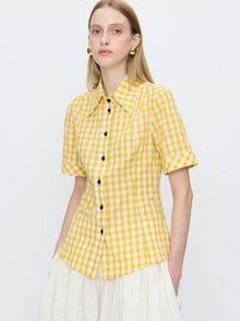 Sunny Slim Shirt | Yellow