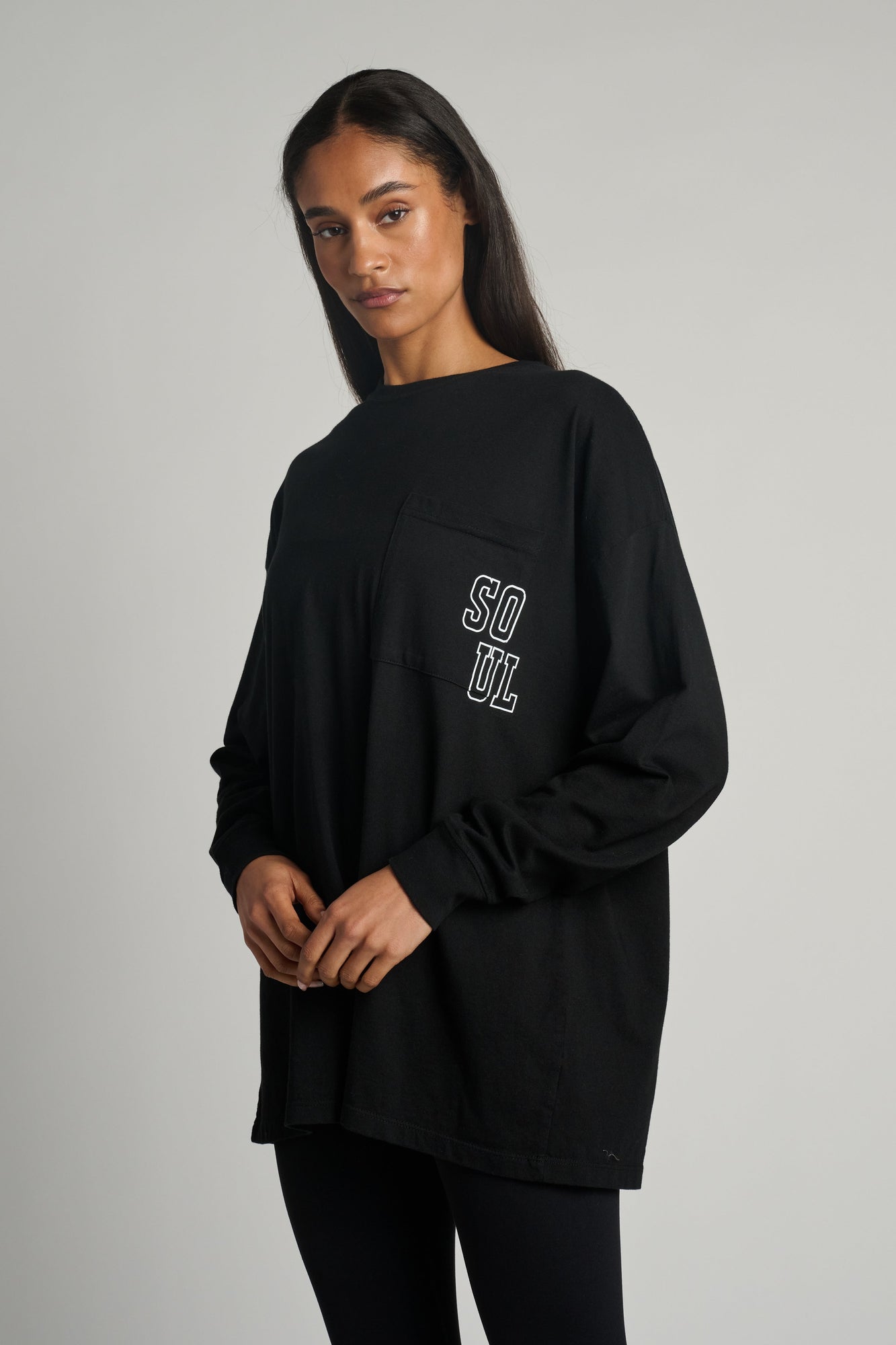 Soul by SoulCycle | Ruby Longsleeve | Black