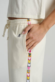 Kerri Rosenthal | Weekend Soul Brigade Sweatpant | White