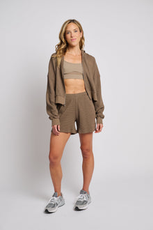 Soul by SoulCycle | Casey Waffle Short | Brown