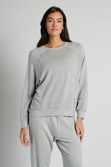 Splits59 | Andie Oversized Fleece Sweatshirt | Grey