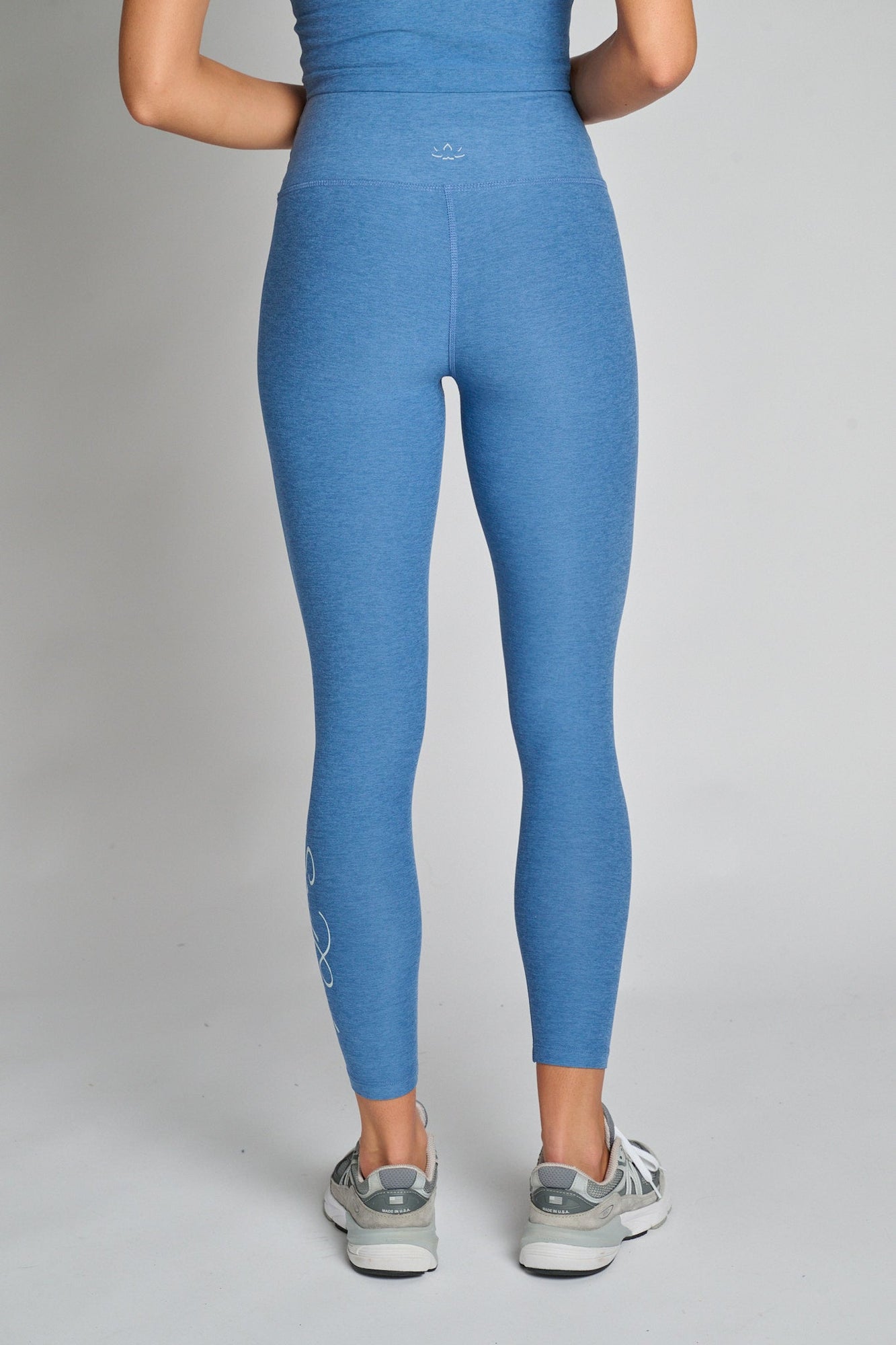 Beyond Yoga | Spacedye Caught In The Midi Legging | Washed Denim