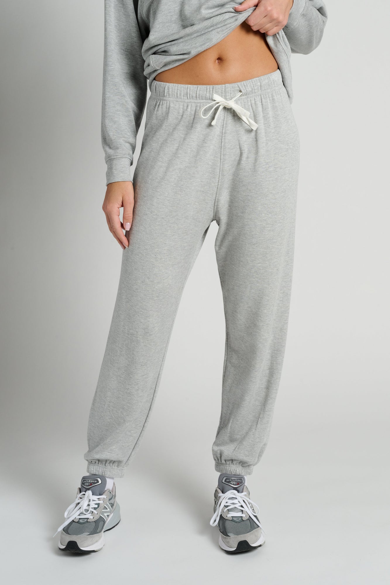 Splits59 | Andie Oversized Fleece Sweatpant | Grey