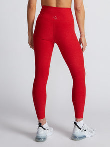 Beyond Yoga | At Your Leisure Midi Legging | Ruby Red