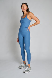 Beyond Yoga | Spacedye Caught In The Midi Legging | Washed Denim