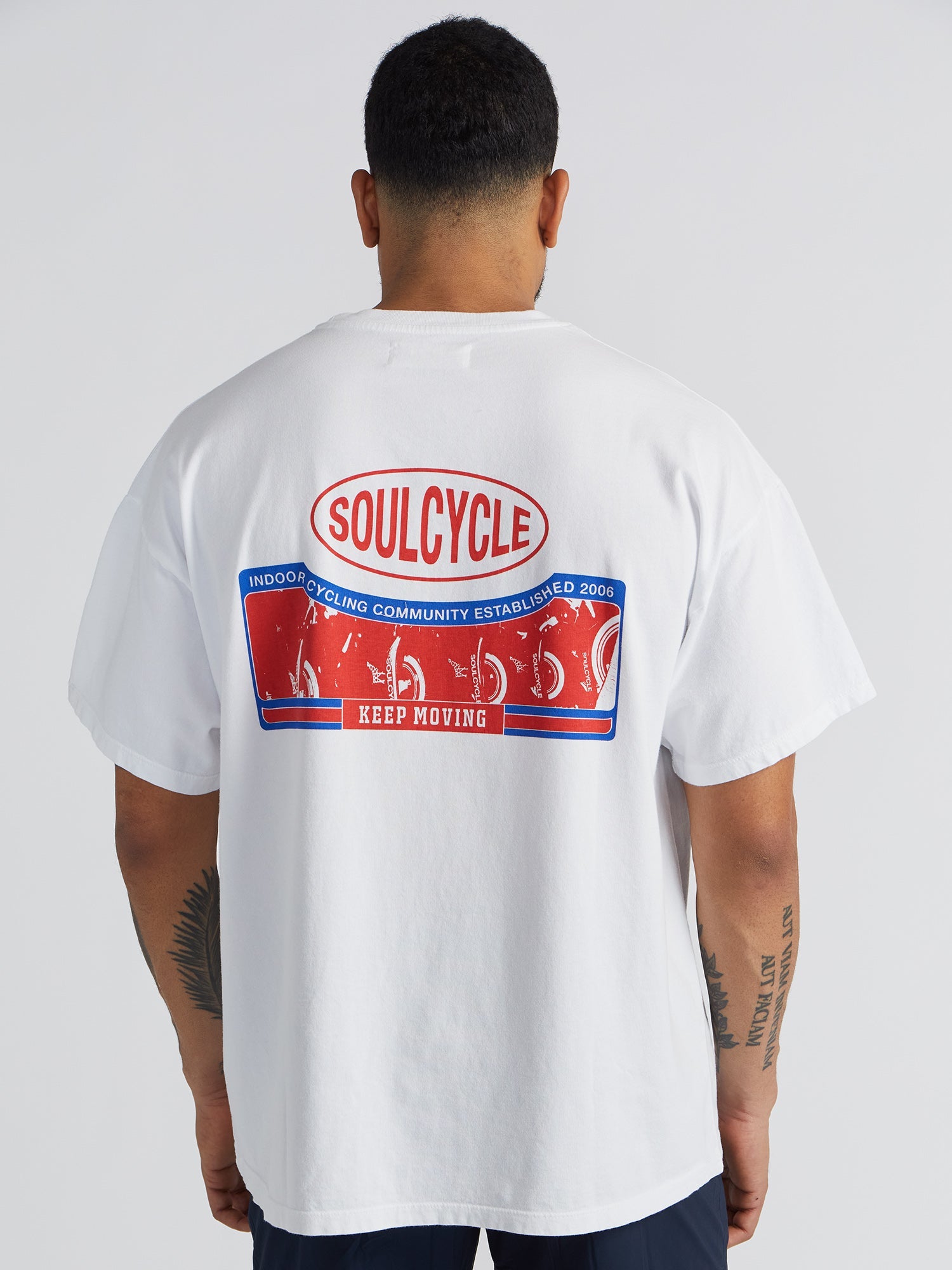 Soul by SoulCycle | Ruby Keep Moving Graphic Tee | Bright White