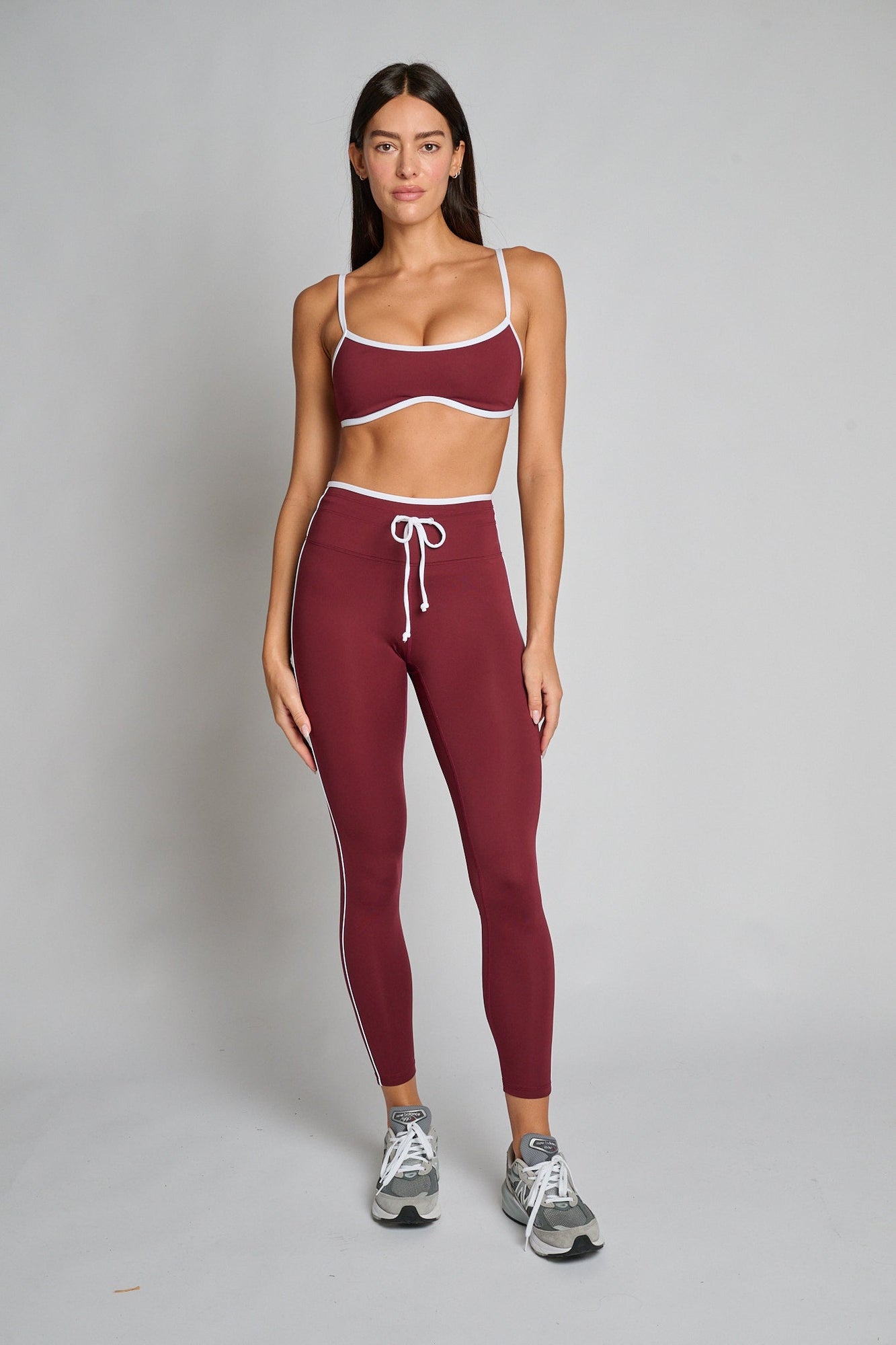Year of Ours | Sport Monica Bra | Burgundy