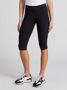 Year of Ours | Ribbed Veronica Capri | Black