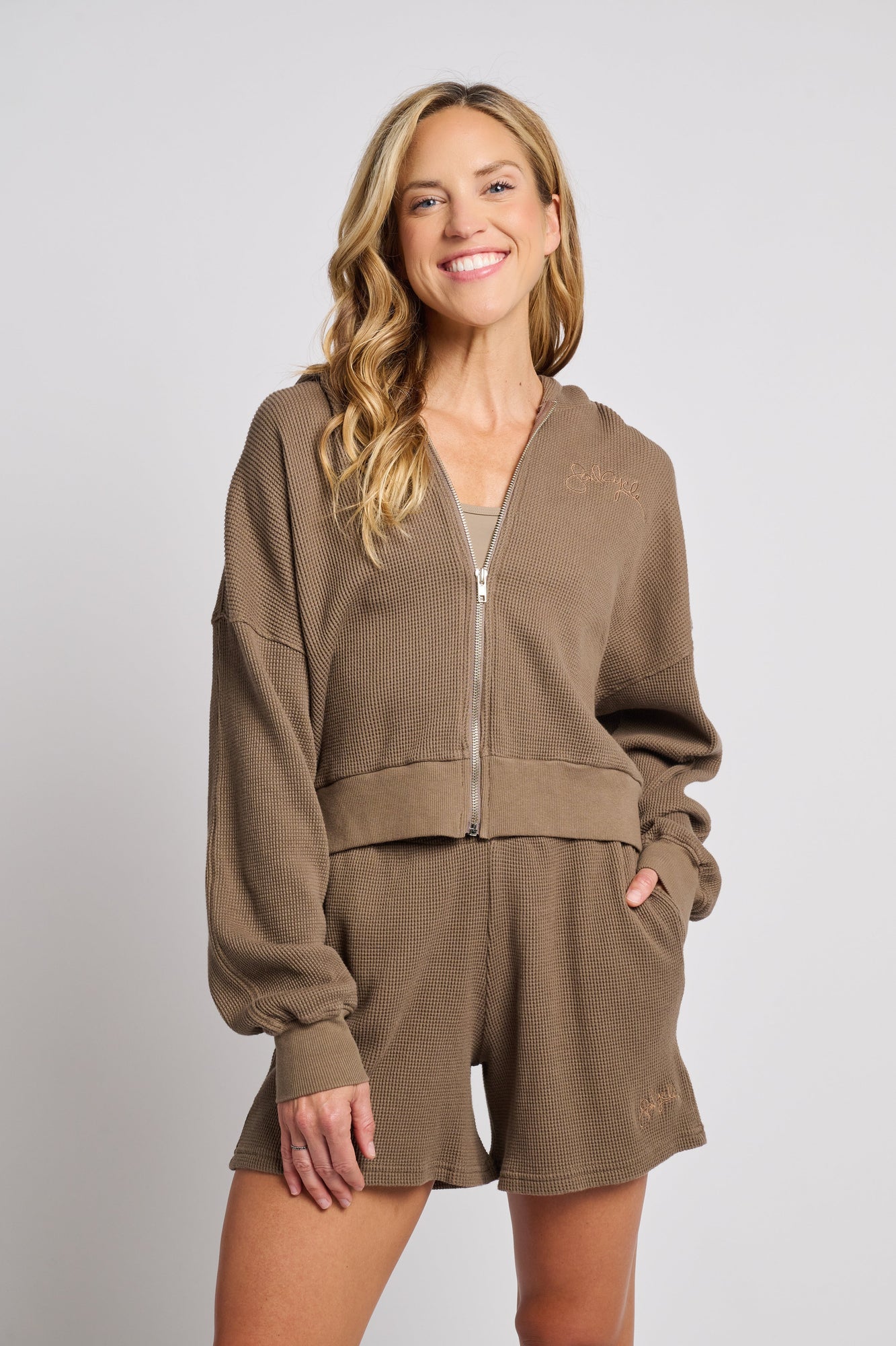 Soul by SoulCycle | Marissa Crop | Brown