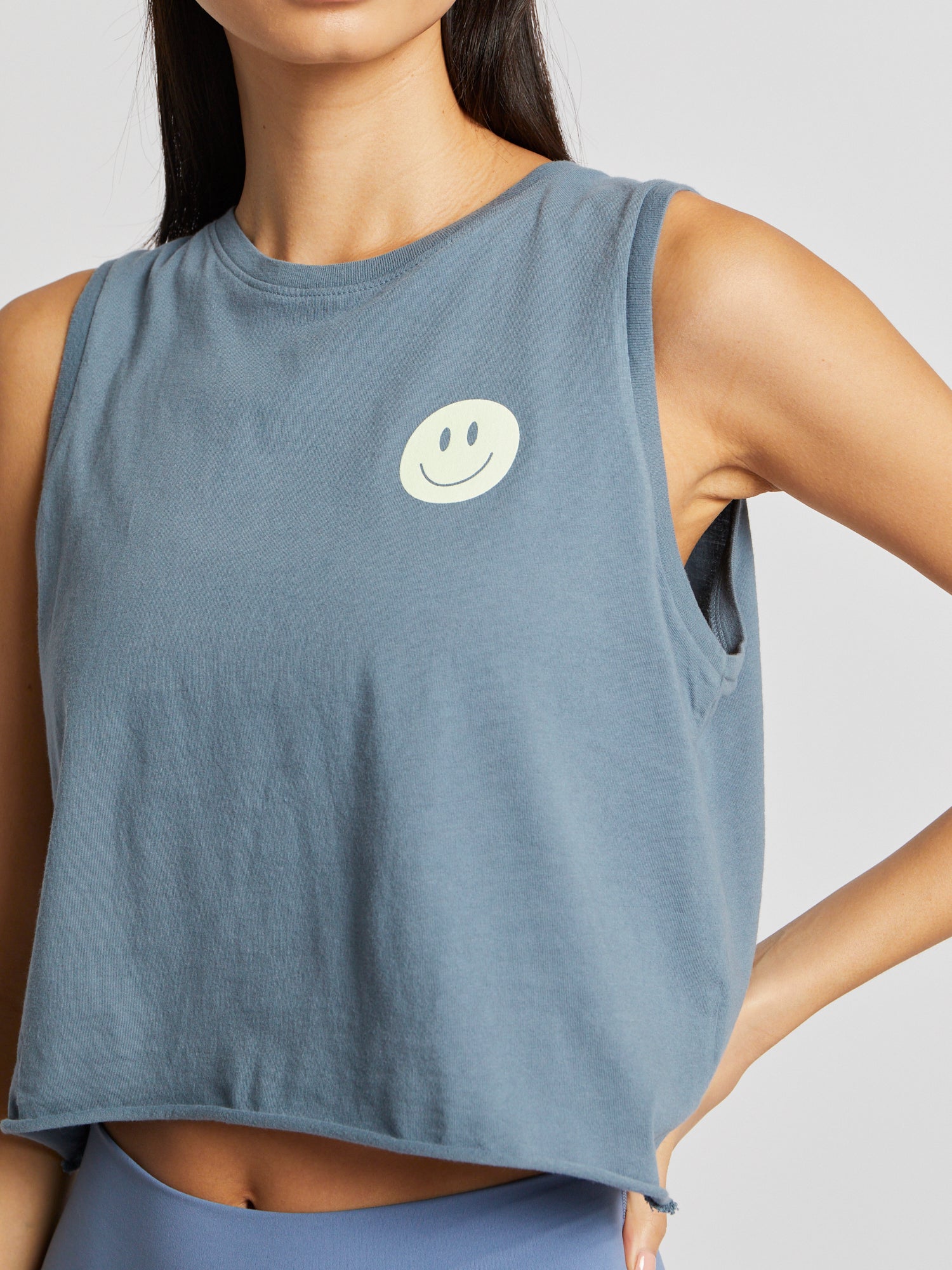 Soul by SoulCycle | The Soul Cafe Smile Renee Tank | Blue