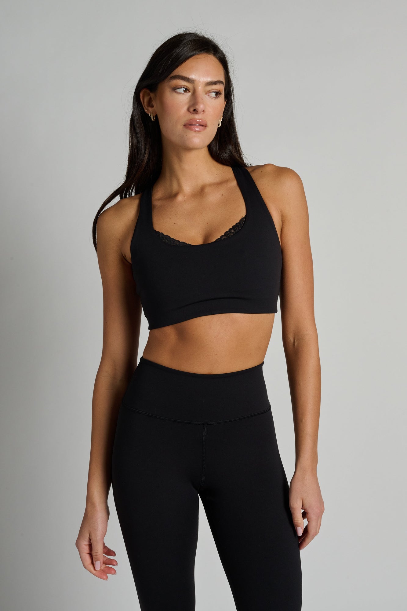 Spiritual Gangster | Harmony Lace Bra | Black