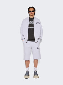 Men | SAINTWOODS | Palm Springs Zip-up Hoodie | Grey