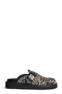 Alpha Mule Zebra Printed Cowsk  | Mole