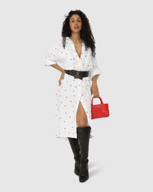 Women | Seven Wonders Maxi Shirt Dress | Cupid