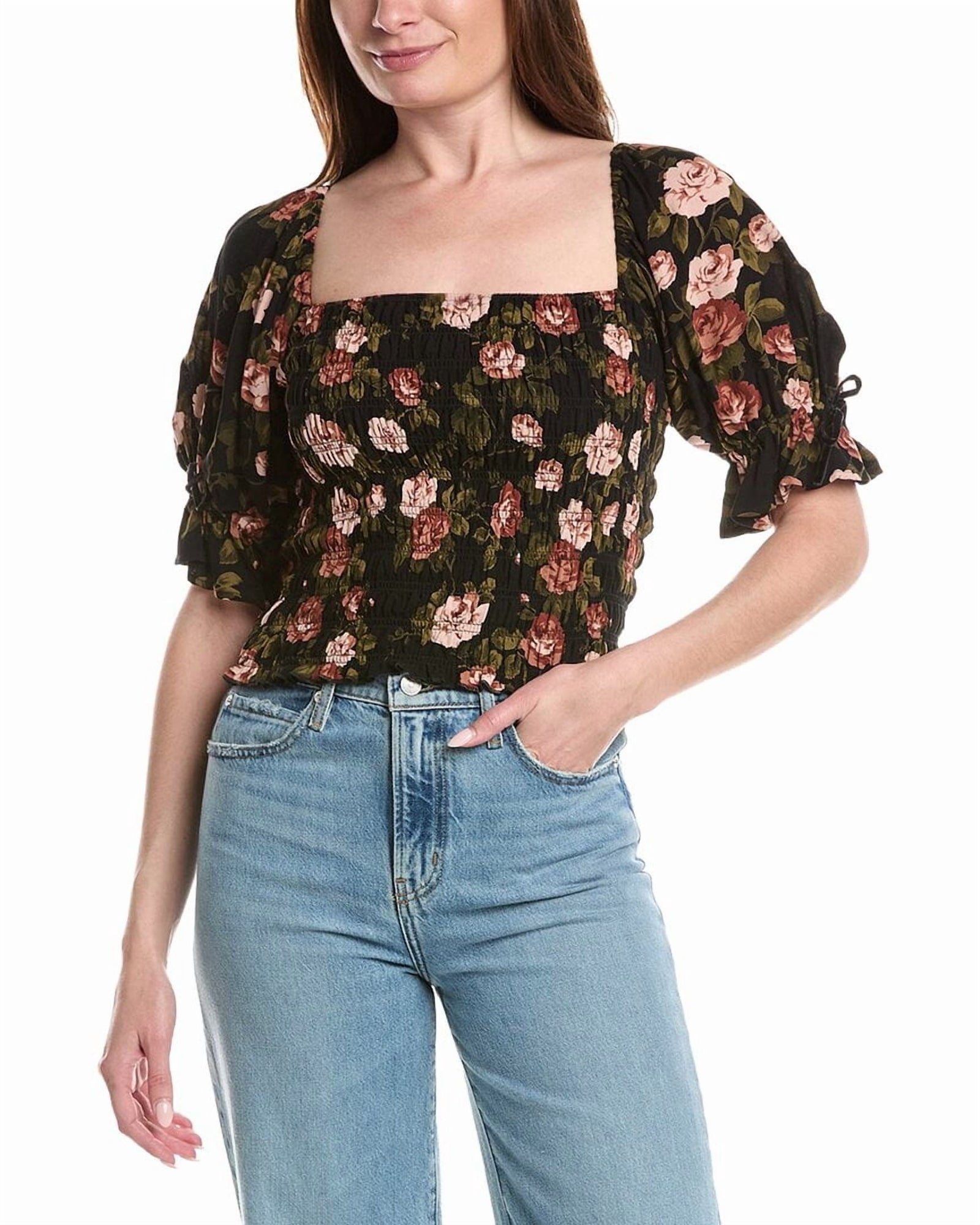 Saltwater Luxe | Womens | Elbow Sleeve Blouse | Black