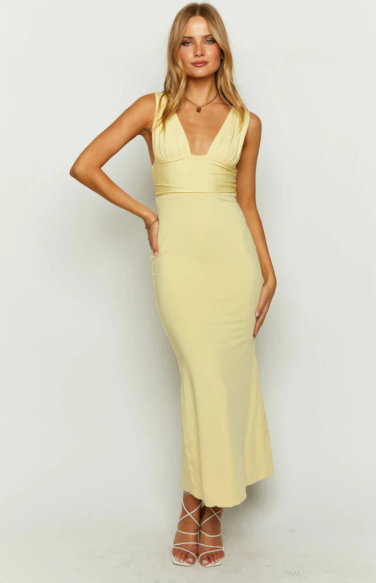 Samira Maxi Dress | Yellow