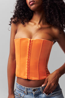 Satin Corset - Sunset