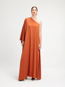 Satu Dress | Solid Rust