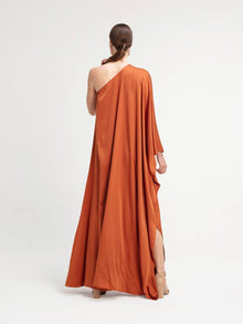 Satu Dress | Solid Rust