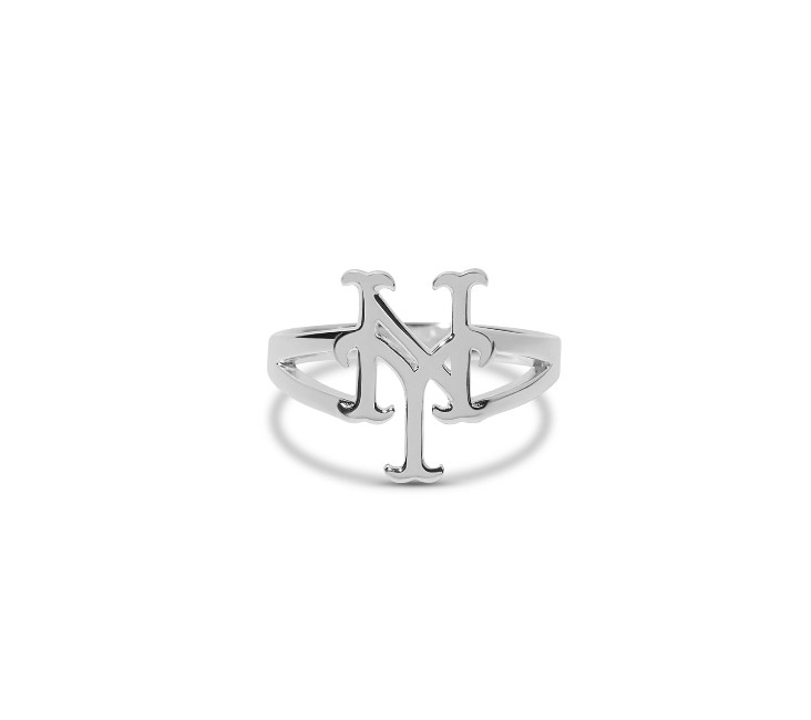 Ny Mets Cut Ring | Gold Vermeil & Sterling Silver