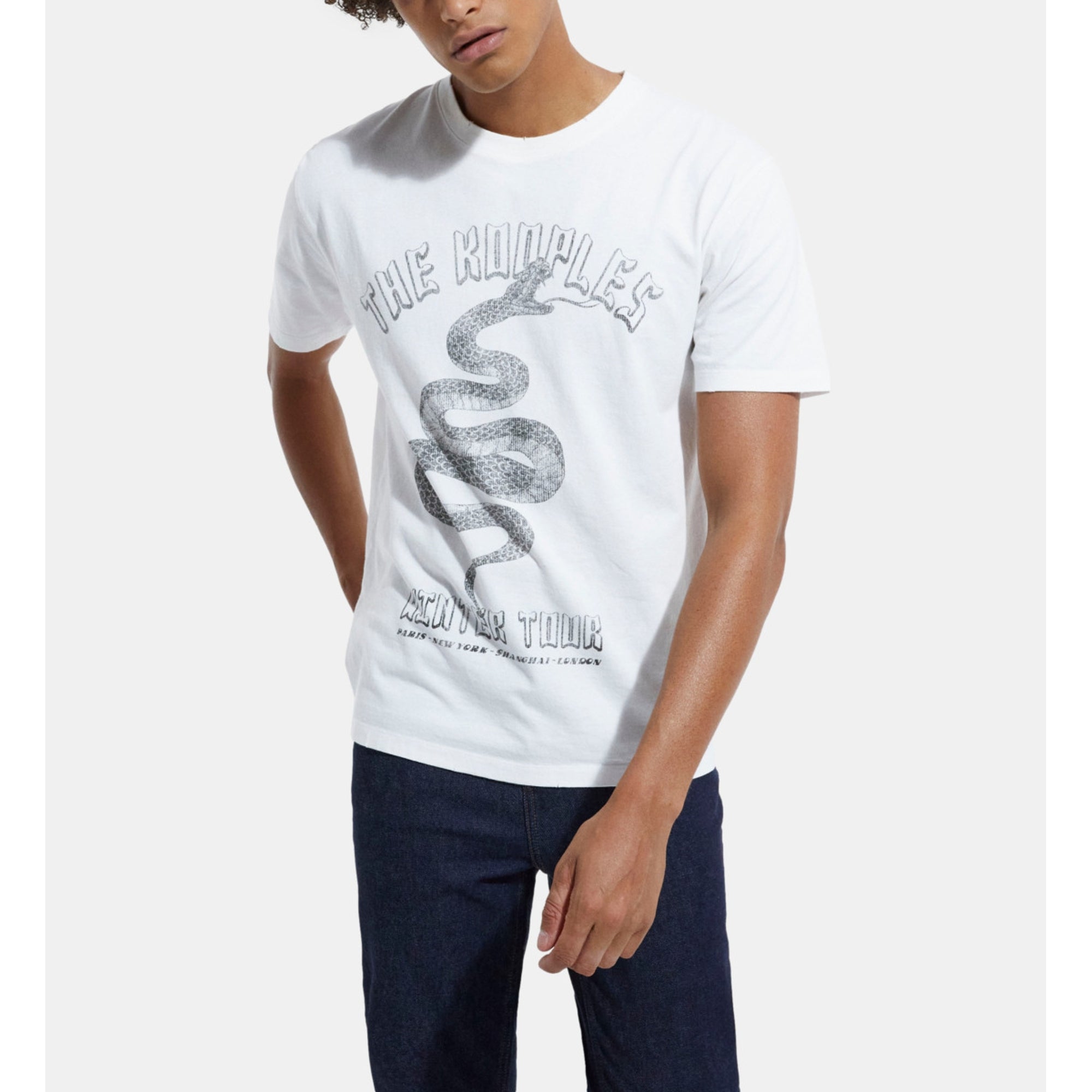 Screen Print T-Shirt | Men | White