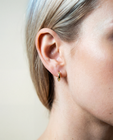 The Tiny Essential Huggie Hoops | Gold Vermeil