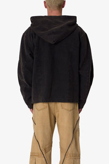 Seamed Work Jacket | Washed Black