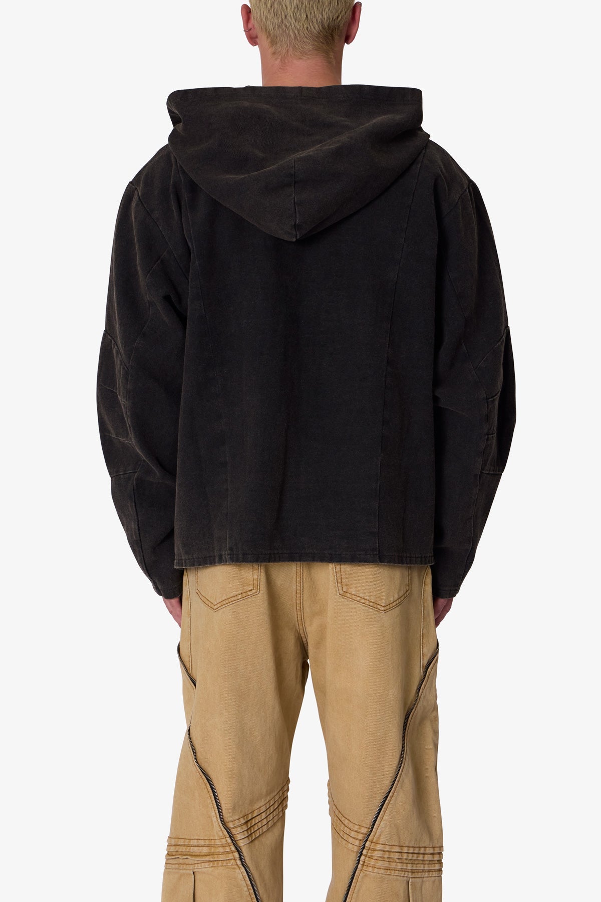 Seamed Work Jacket | Washed Black