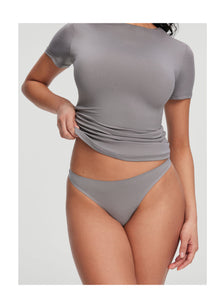 Seamless Cheeky Panty | Cool Gray