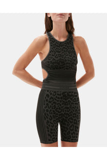 Seamless Jacquard Top | Black
