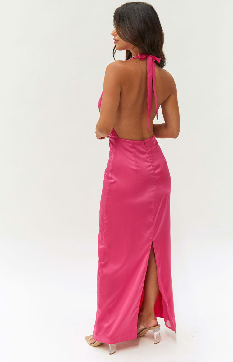 Seattle Halter Formal Dress | Pink