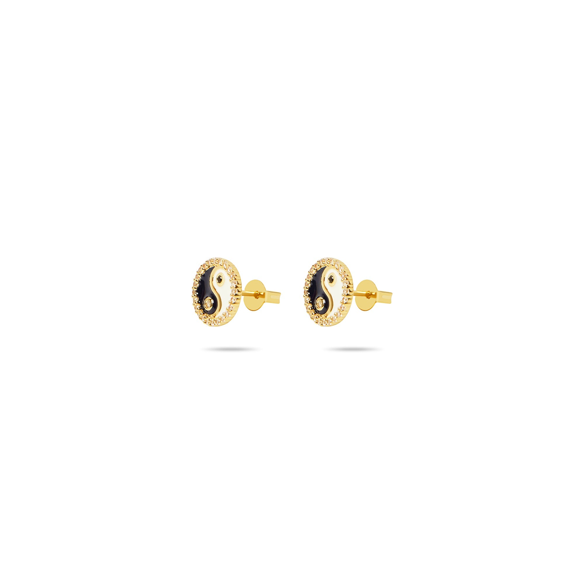 The Ying-Yang Stud | 14K Yellow Gold-Plated