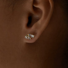 The Rainbow Evil Eye Stud | 18K Yellow Gold-Plated