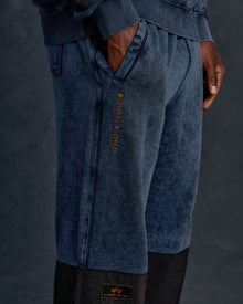 Mens | Alpha Industries Garment Dyed Pant | Replica Blue