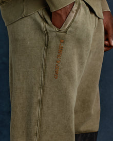 Mens | Alpha Industries Garment Dyed Pant | Olive Green