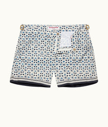 Setter Fiore Print Shorter-Length Swim Shorts | Cashew