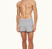 Setter Fiore Print Shorter-Length Swim Shorts | Cashew