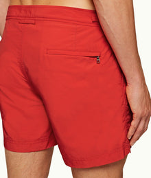 Setter Shorter-Length Swim Shorts | Rescue Red
