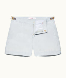 Setter Shorter-Length Waist Tape Trim Swim Shorts | Light Sky Pool
