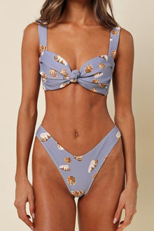 Lulu Zig Zag Stitch Bikini Bottom | Shell