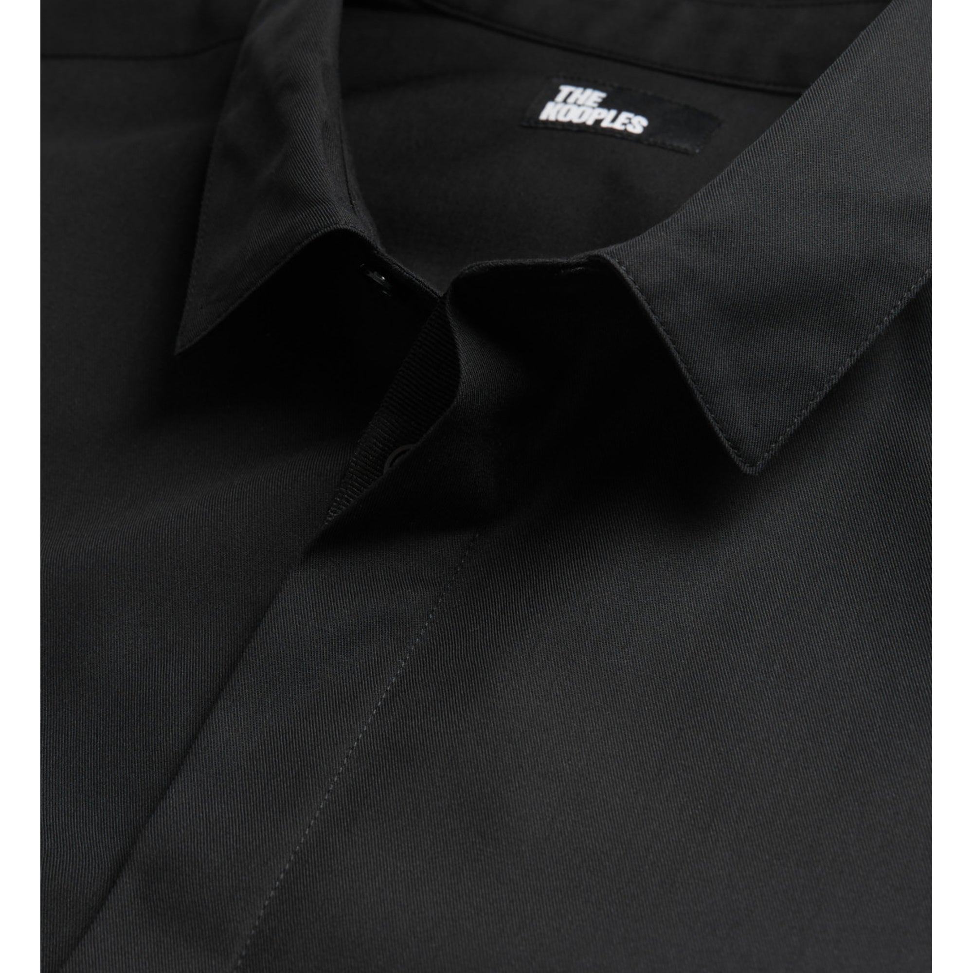 Shirt With Classic Collar | Men | Black