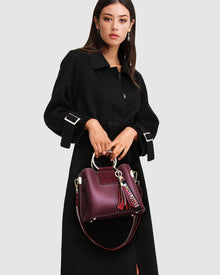 Women | Shore To Shore Belted Wool Coat | Black