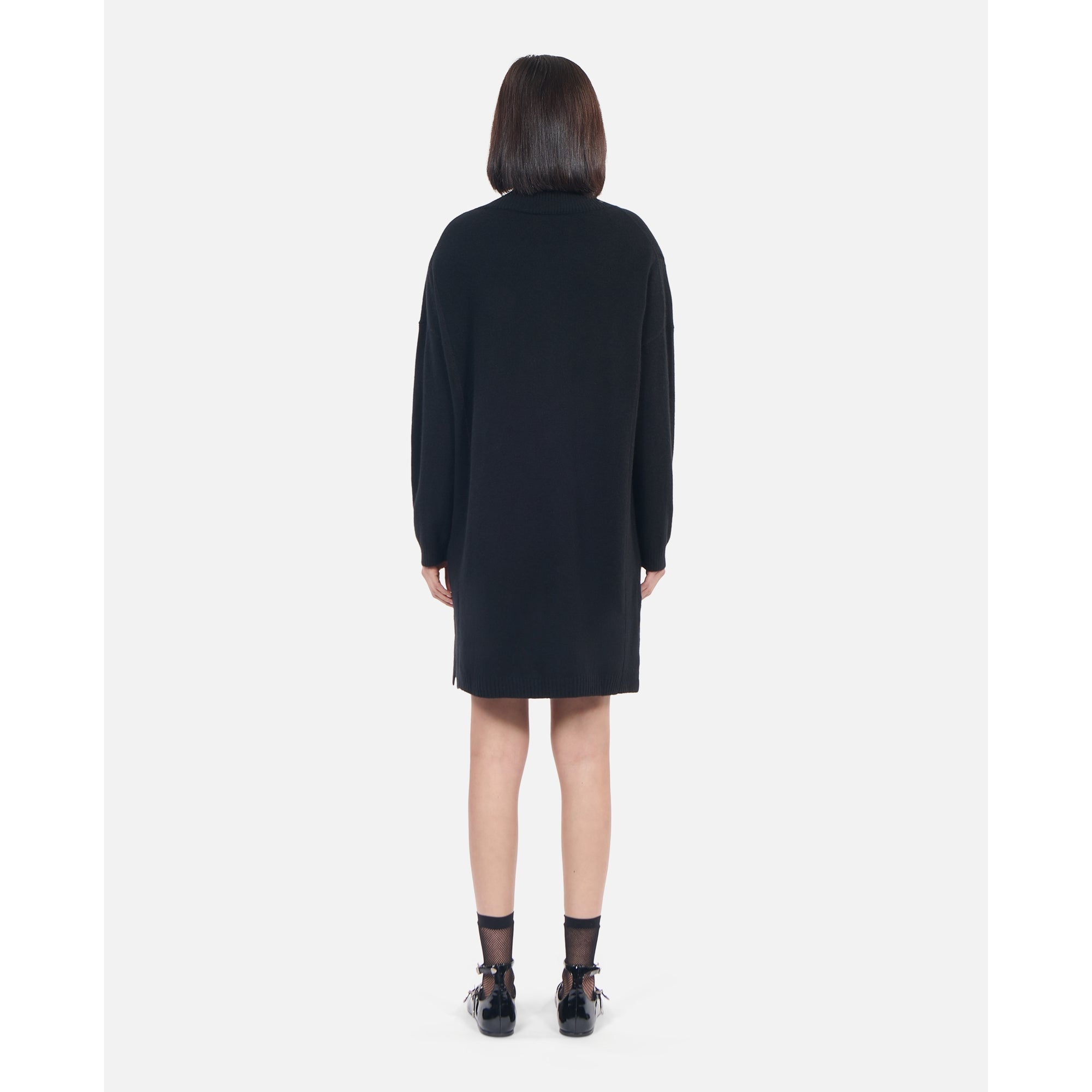 Short Cashmere Sweater Dress | Women | Black