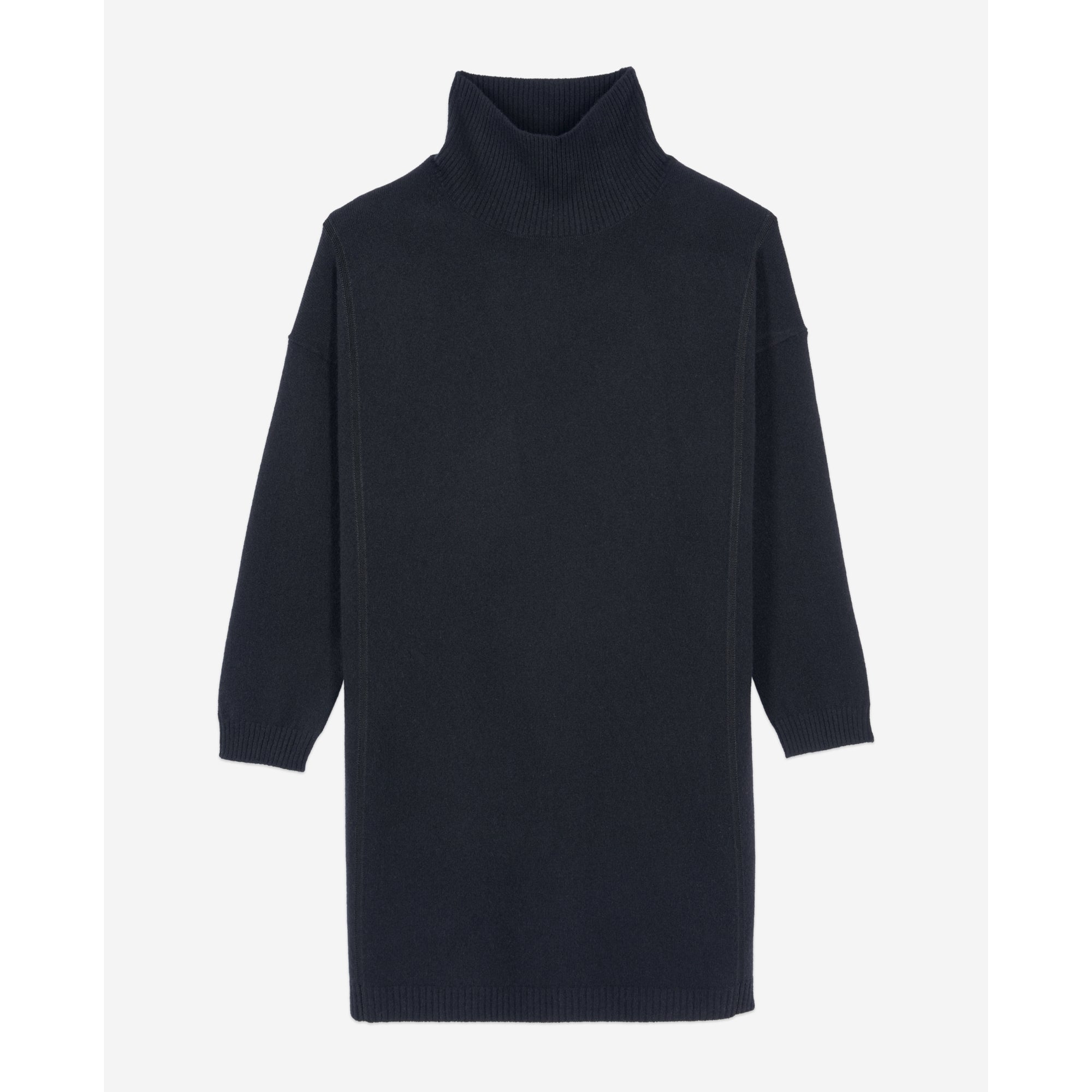 Short Cashmere Sweater Dress | Women | Black