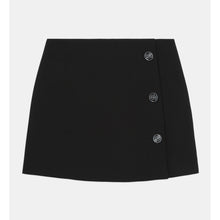 Short Crepe Skirt | Women | Black